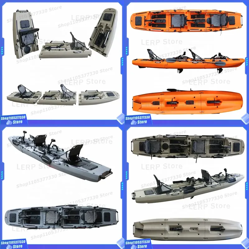 14.5FT Modular Kayak Double Se - Fishing Kayak Sit In review and price